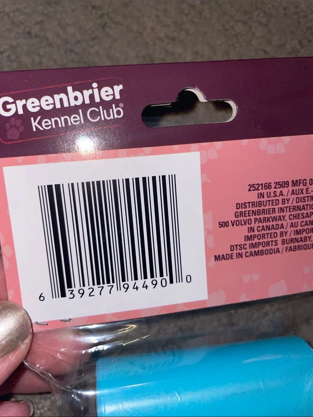 Greenbrier Kennel Club Blue & Pineapple Dog Waste Bags - 60 Pack